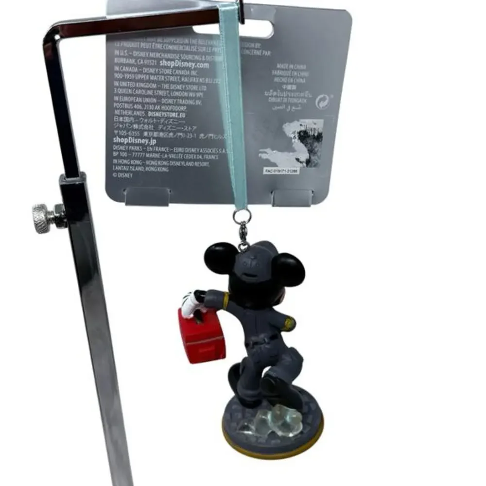 Disney‎ Sketchbook Ornament Collection Mickey Mouse Mechanic With Lunch Box NEW